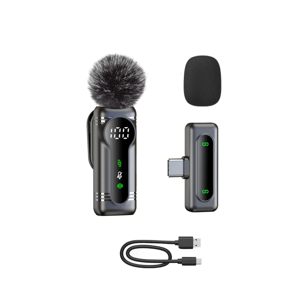 Magnetic Wireless Lavalier Microphone