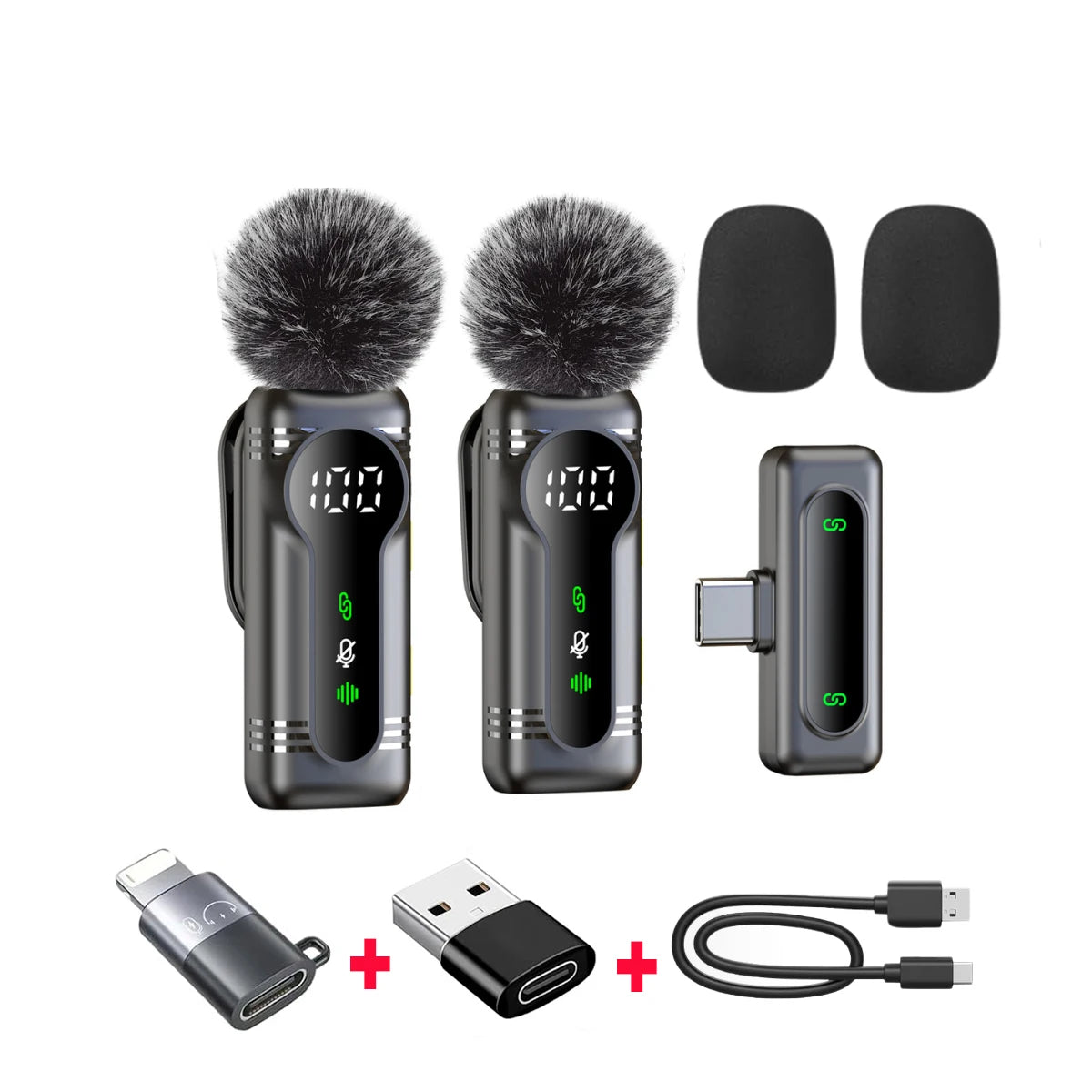 Magnetic Wireless Lavalier Microphone